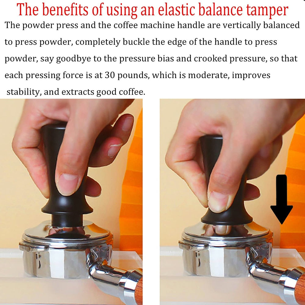 TAMPER INOX COM MOLA 58MM