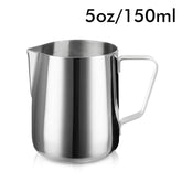 Stainless Steel Milk Frothing Pitcher Steaming Milk Coffee Jug Cappuccino Latte Art Espresso Barista Steam Cup 150/350/600Ml