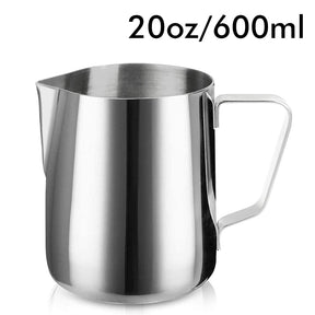 Stainless Steel Milk Frothing Pitcher Steaming Milk Coffee Jug Cappuccino Latte Art Espresso Barista Steam Cup 150/350/600Ml