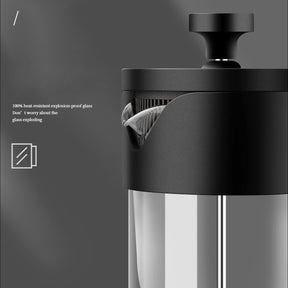 CAFETEIRA PRENSA FRANCESA PRETA 350 ml