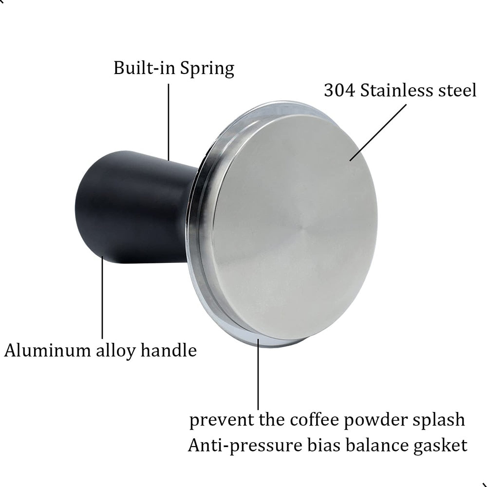 TAMPER INOX COM MOLA 58MM