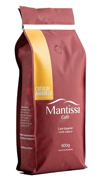 CAFÉ EM GRÃOS MANTISSA  CATUAÍ AMARELO - 500g