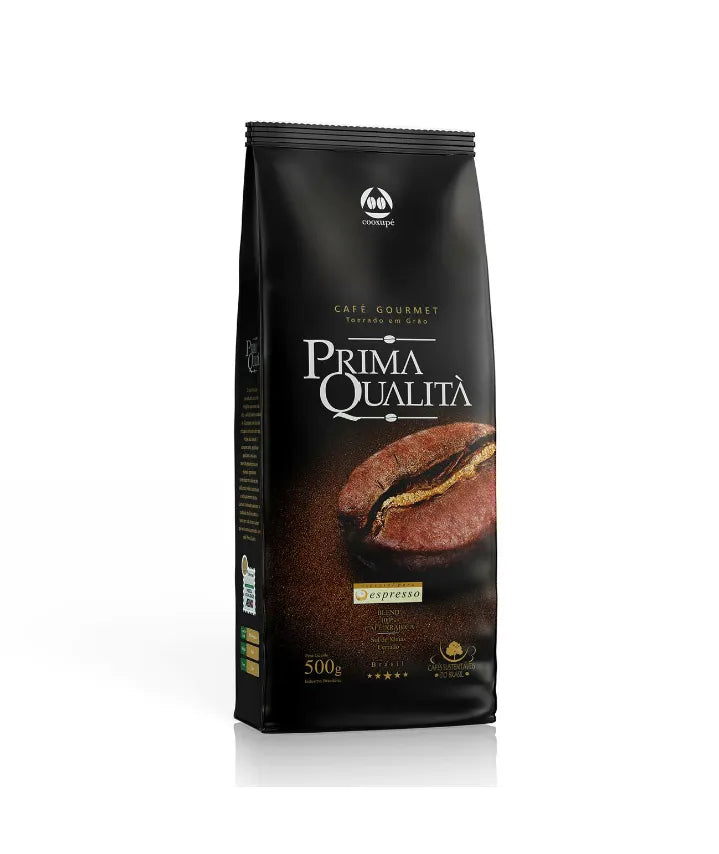 CAFÉ EM GRÃOS PRIMA QUALITÁ GOURMET - 500 G
