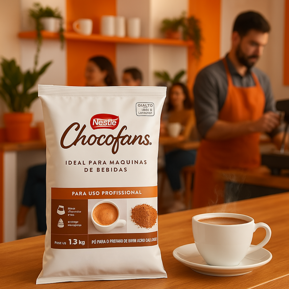 Chocolate com Leite Chocofans Nestlé 1,3Kg