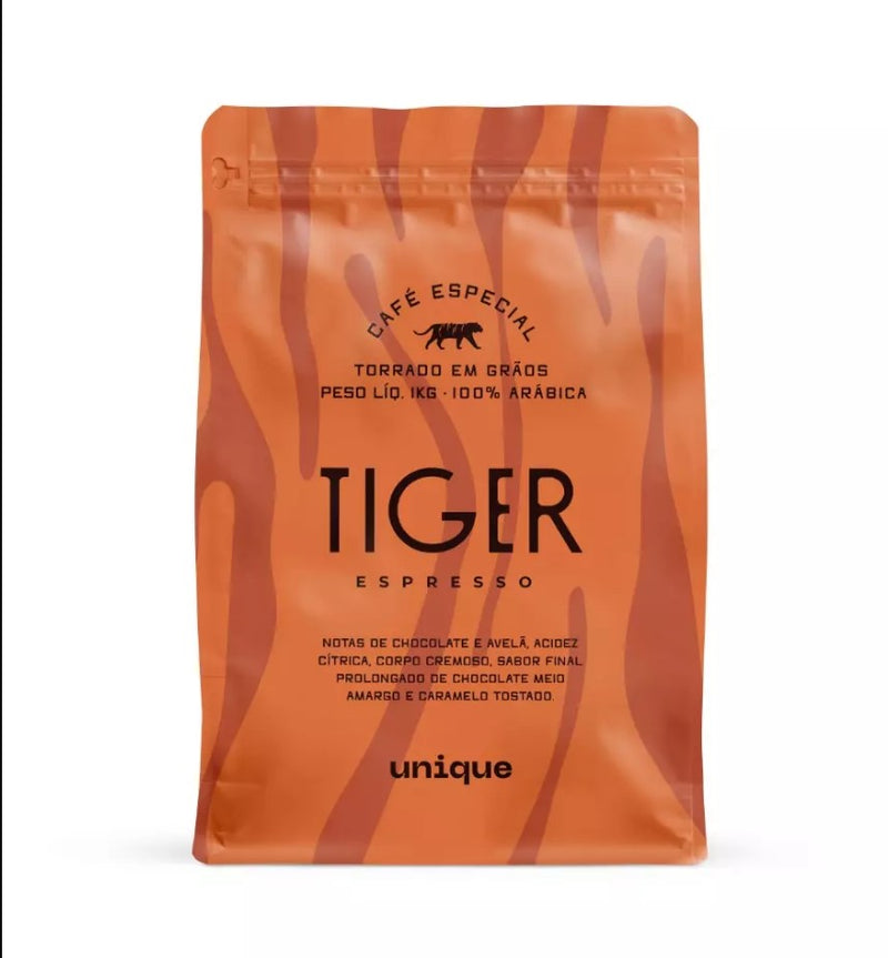 CAFE  EM GRÃOS UNIQUE TIGER ESPRESSO -  250g