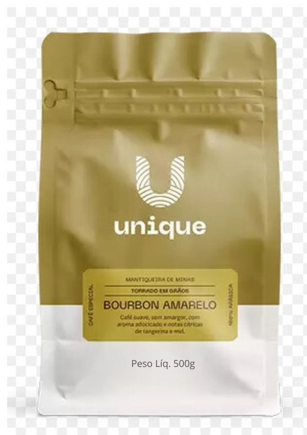 CAFE EM GRÃOS UNIQUE BOURBON AMARELO - 500G