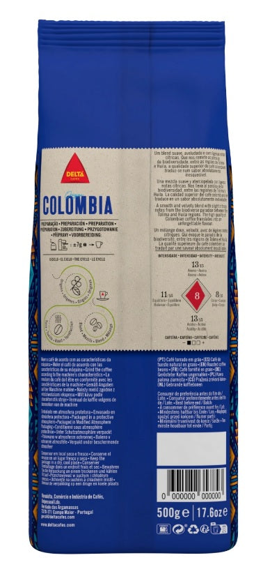 Café em grãos DELTA Colômbia - 500g