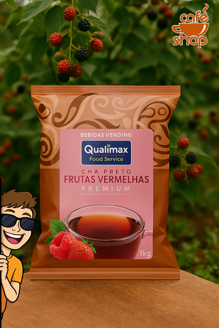 Chá Preto  Frutas Vermelhas Qualimax Kg