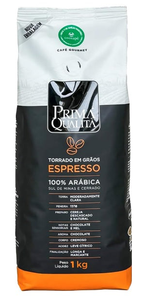 CAFÉ EM GRÃOS PRIMA QUALITÁ GOURMET - KG