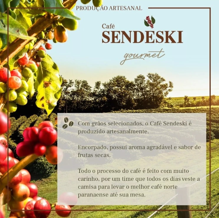 CAFÉ MOÍDO SENDESKI  GOURMET INTENSO - 250G