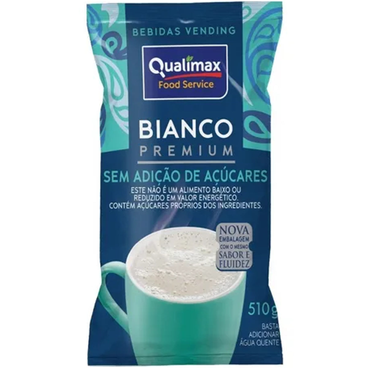 Kit 20 Leite Qualimax 0% Açúcar 510g - Cx 20x510g