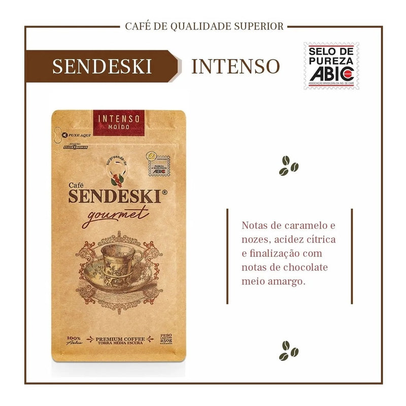 CAFÉ MOÍDO SENDESKI  GOURMET INTENSO - 250G