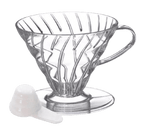 DRIPPER P/ FILTRO DE CAFE HARIO V60-02 ACRIL. TRANSP. - Cafeshop