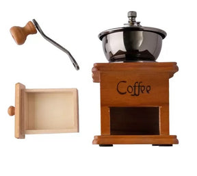 MOEDOR DE CAFÉ MADEIRA MANUAL C/ GAVETA
