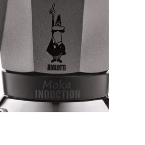 CAFETEIRA BIALETTI MOKA INDUCÃO 3 XÍC CINZA - Cafeshop