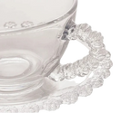 CJ 04 XÍCARAS DE CRISTAL C/ PIRES WOLFF DAISY 170ML