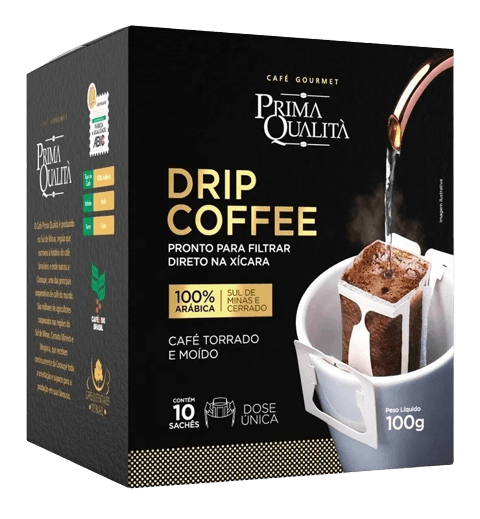 DRIP COFFE PRIMA QUALITÁ - CX 10 UN - Cafeshop