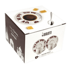 CJ 02 XÍCARAS C/PIRES PORCELANA ESPRESSO BIALETTI 80ML - Cafeshop
