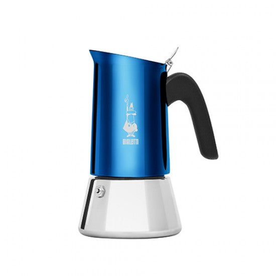 CAFETEIRA BIALETTI  ITALIANA  INOX VENUS AZUL  4 XIC