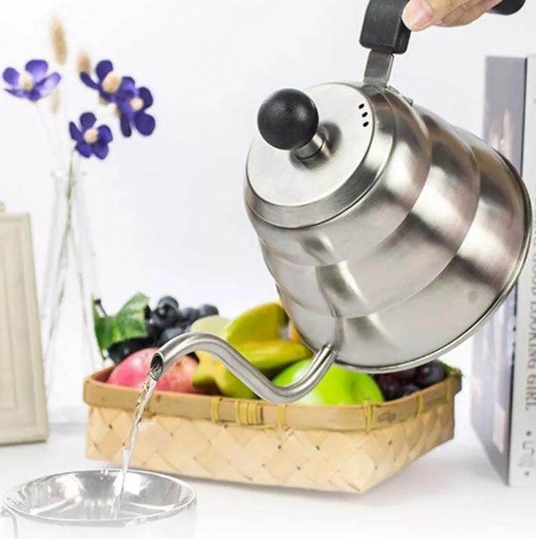 CHALEIRA BICO DE GANSO INOX MODELO V60 - 1200ML - Cafeshop