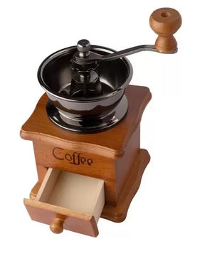 MOEDOR DE CAFÉ MADEIRA MANUAL C/ GAVETA