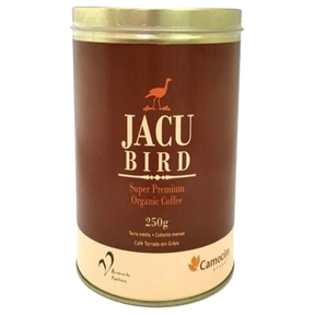 Café orgânico em grãos Jacu Bird lata - 250 g