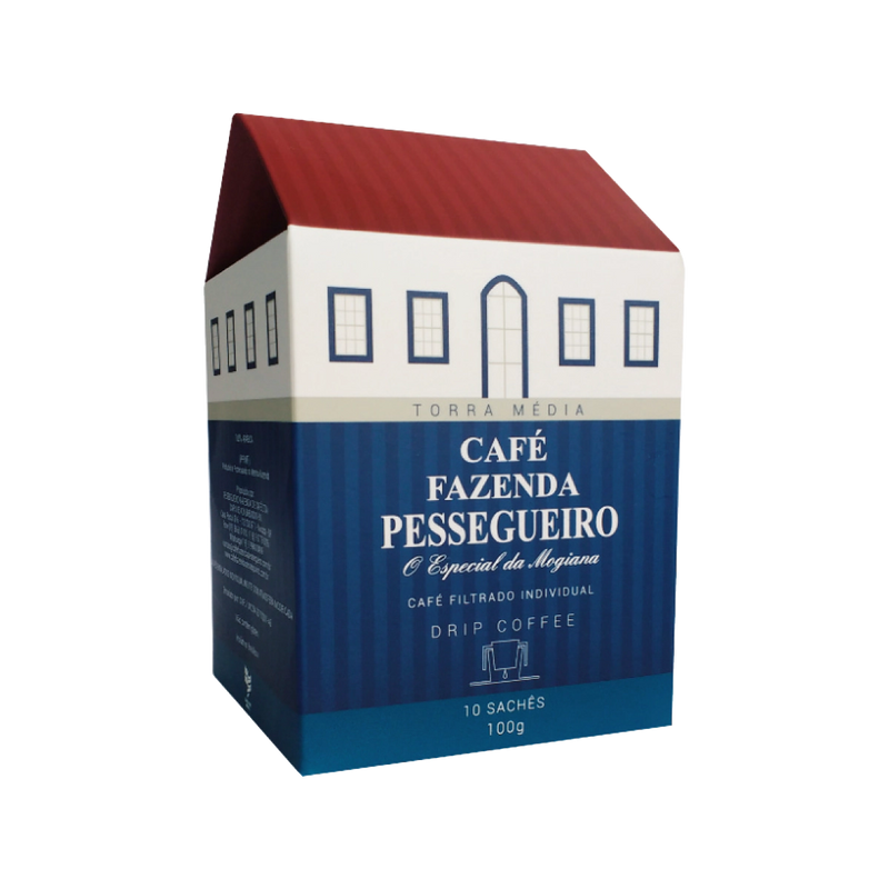 DRIP COFFEE FAZENDA PESSEGUEIRO - CX 10 UNID.