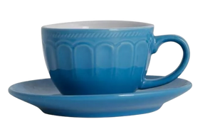 CJ 6 XICARAS CHÁ PORCELANA C/PIRES BON GOURMET MARY 220ml