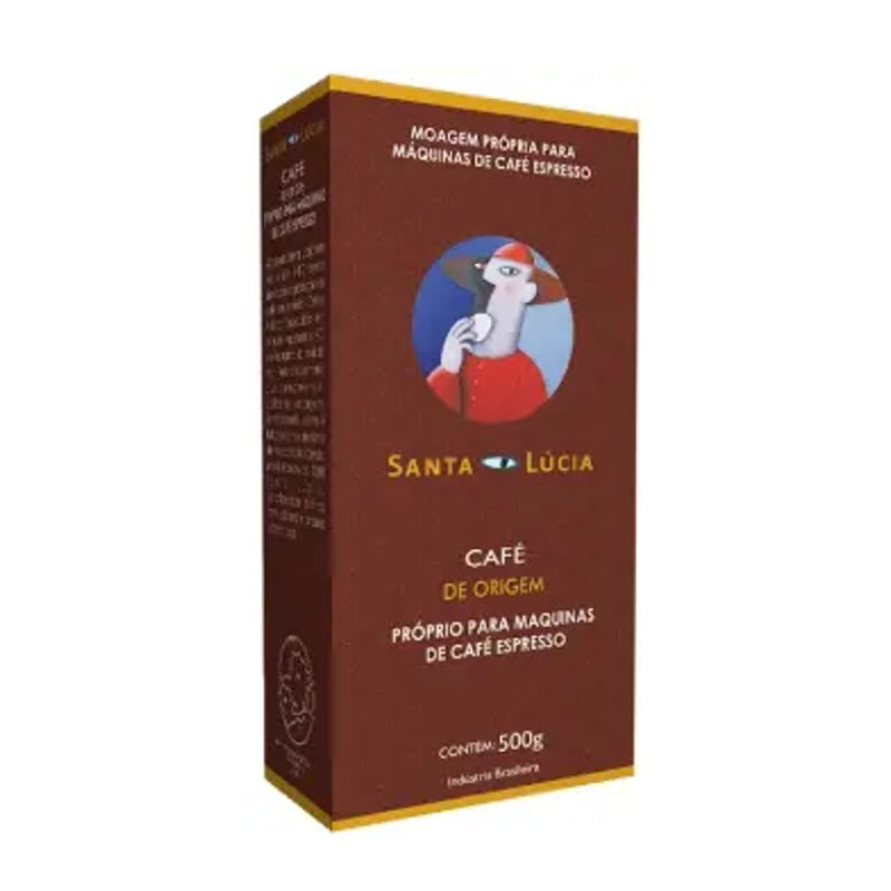 CAFE MOÍDO SANTA LUCIA ORIGEM MOAGEM MÉDIA- 500 GR