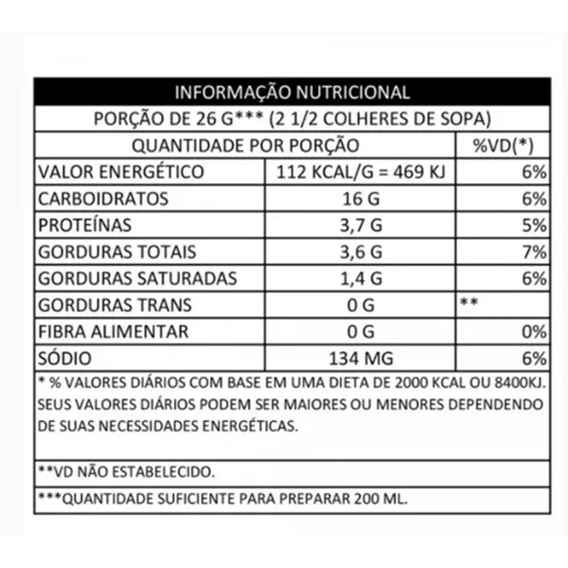 LEITE QUALIMAX 0% AÇUCAR - 510G