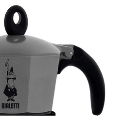 CAFETEIRA BIALETTI MOKA INDUCÃO 3 XÍC CINZA - Cafeshop