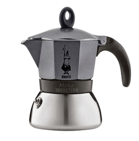CAFETEIRA BIALETTI MOKA INDUCÃO 3 XÍC CINZA - Cafeshop