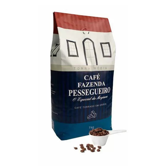 CAFÉ EM GRÃOS FAZENDA PESSEGUEIRO - 1 KG