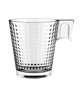 CJ 06 XÍCARAS VIDRO LE COOK NAPOLI SQUARE - 80 ML